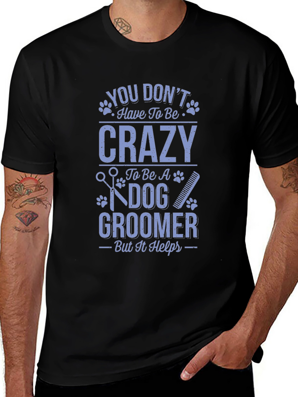 Dog Groomer Crazy Funny T-Shirt