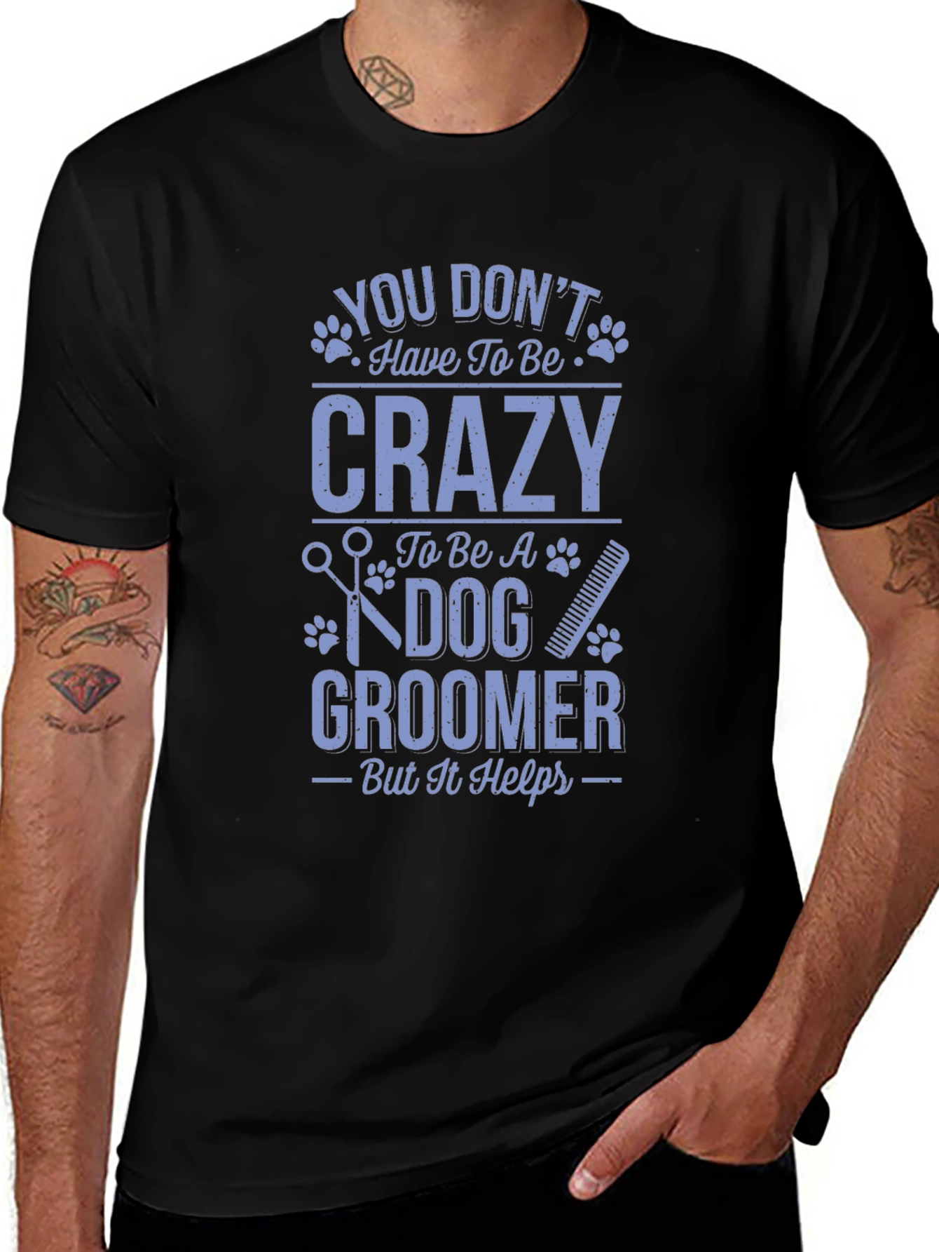 Dog Groomer Crazy Funny T-Shirt