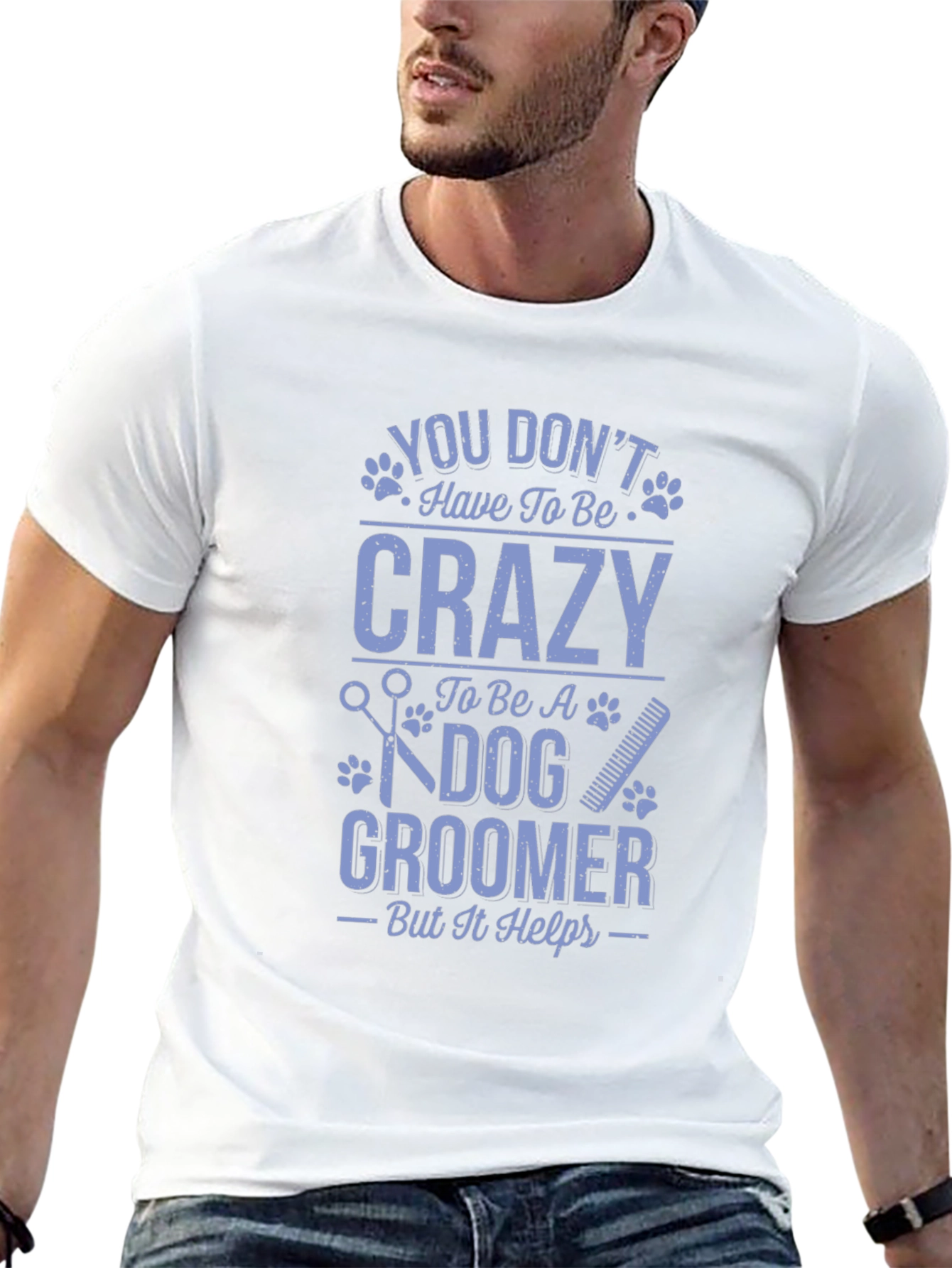 Dog Groomer Crazy Funny T-Shirt