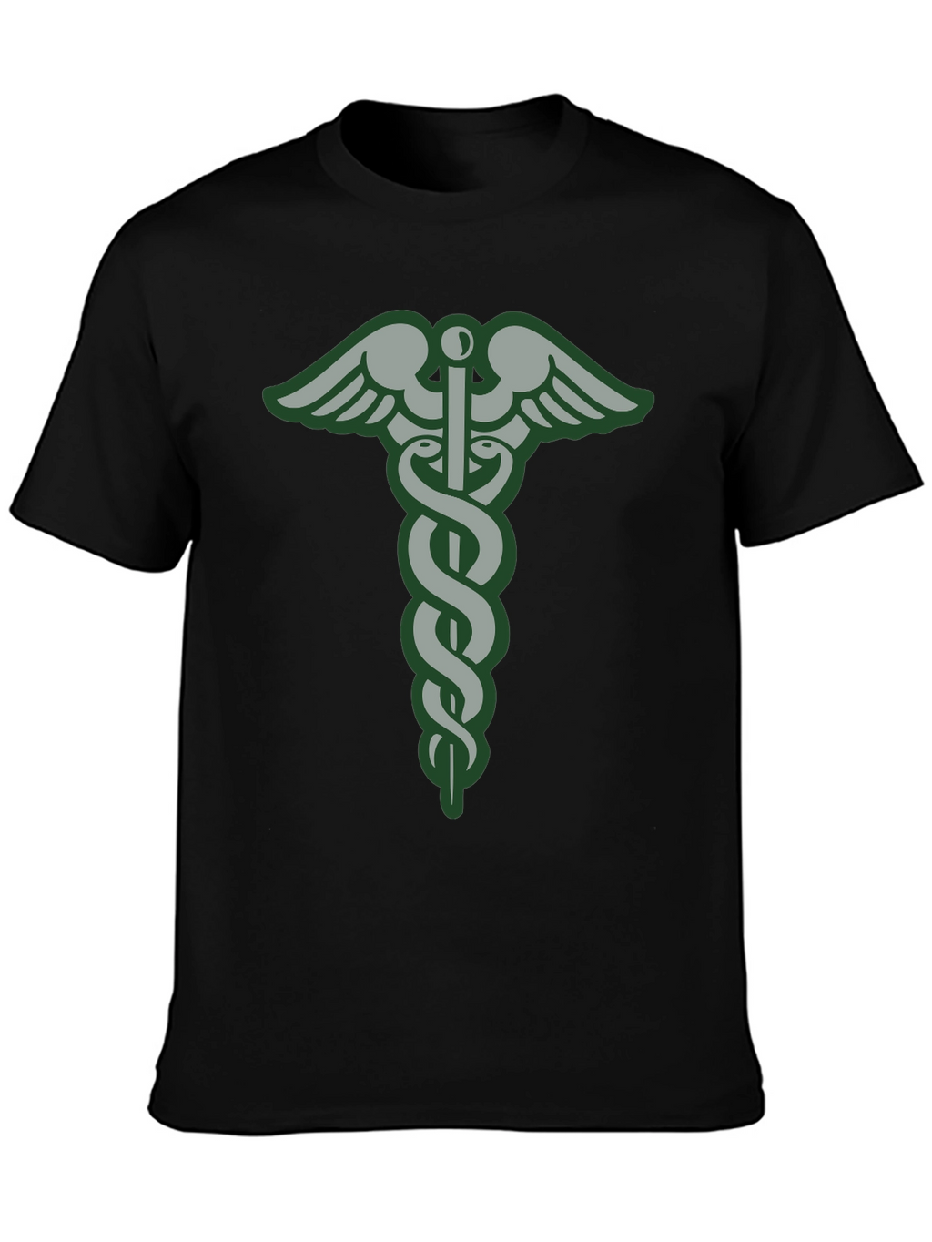 Medical Symbol T-Shirt - Caduceus Graphic Tee