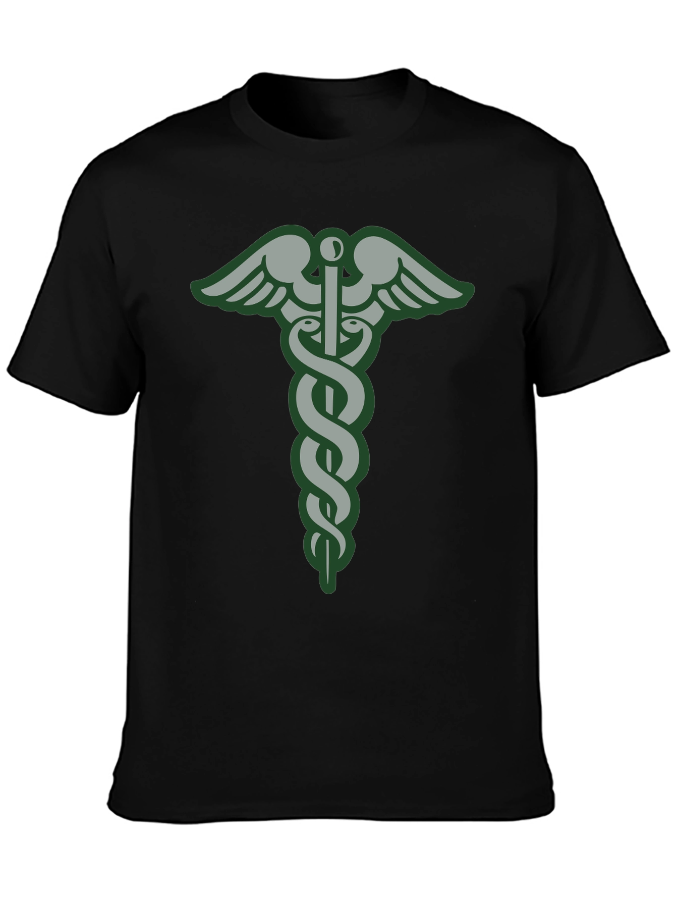 Medical Symbol T-Shirt - Caduceus Graphic Tee