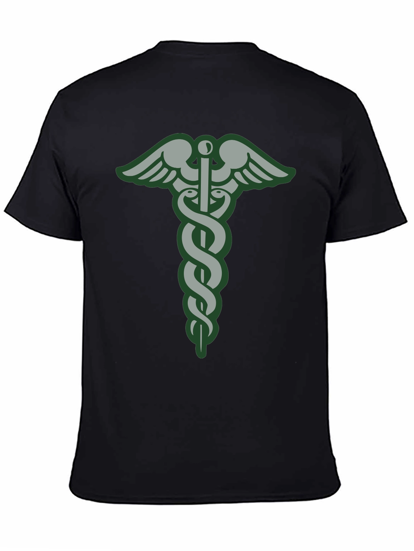 Medical Symbol T-Shirt - Caduceus Graphic Tee