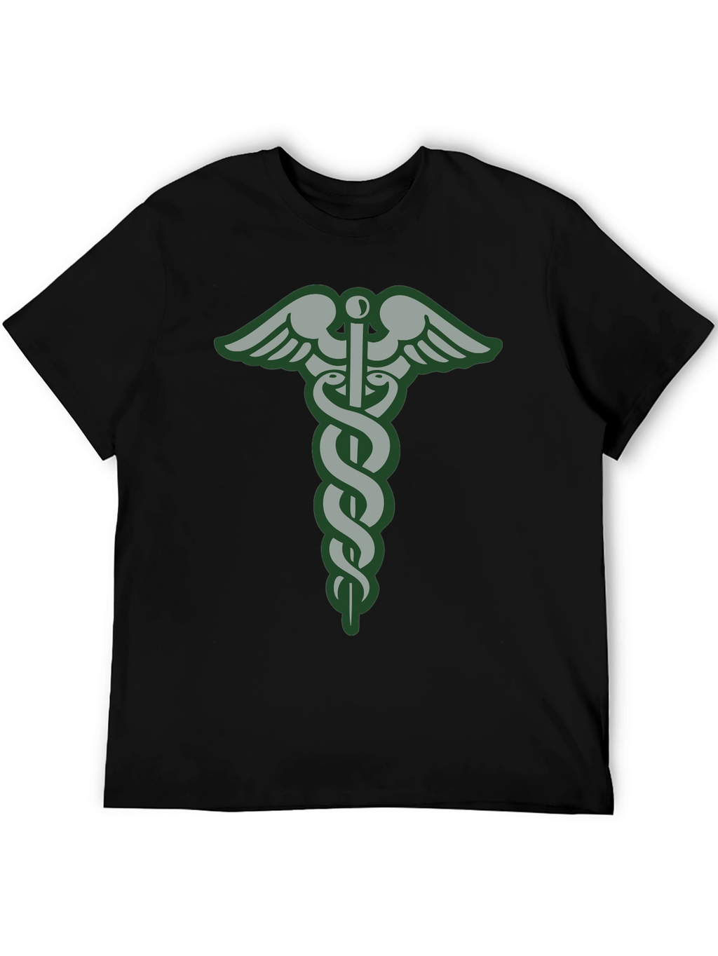 Medical Symbol T-Shirt - Caduceus Graphic Tee