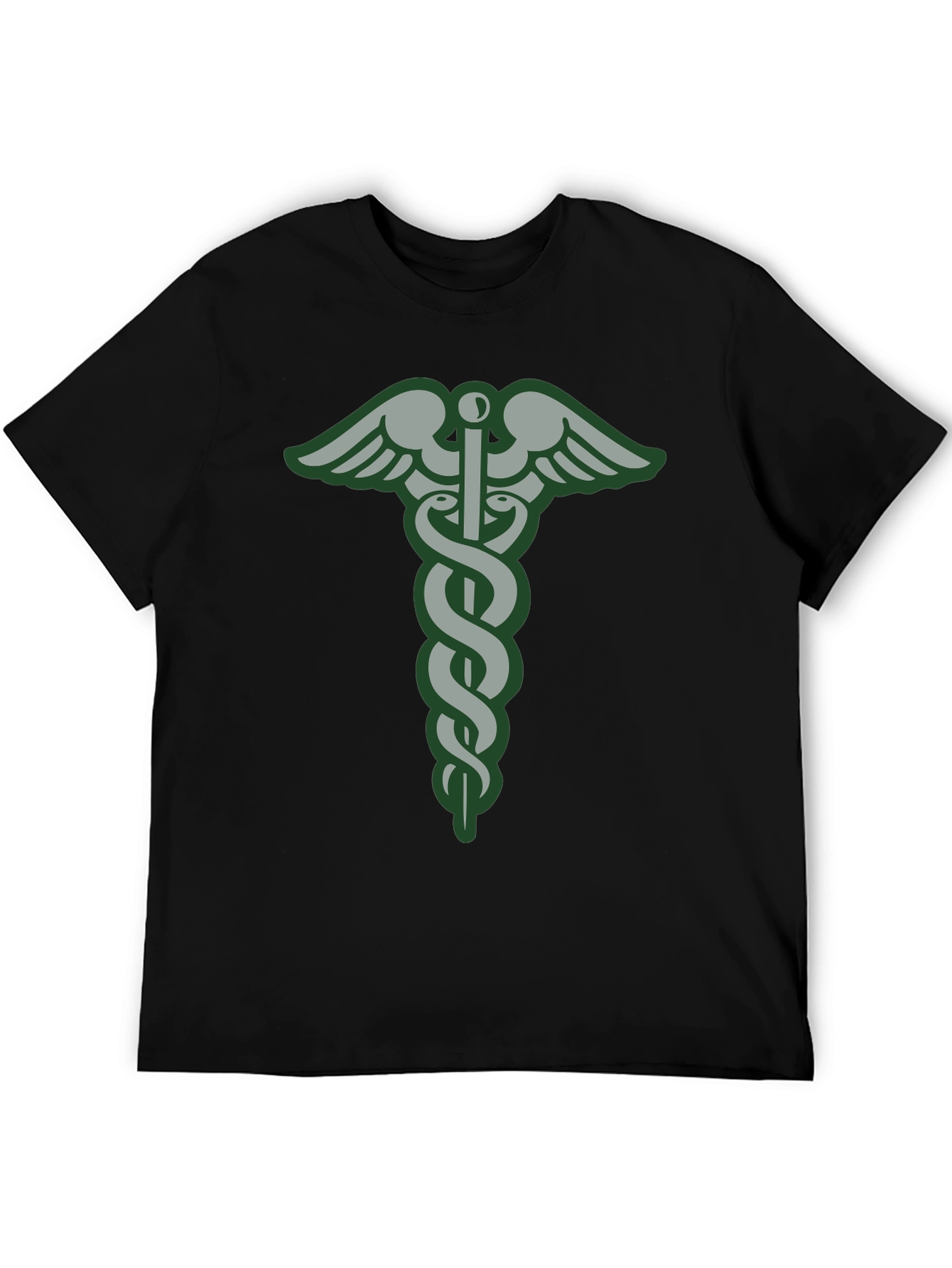 Medical Symbol T-Shirt - Caduceus Graphic Tee