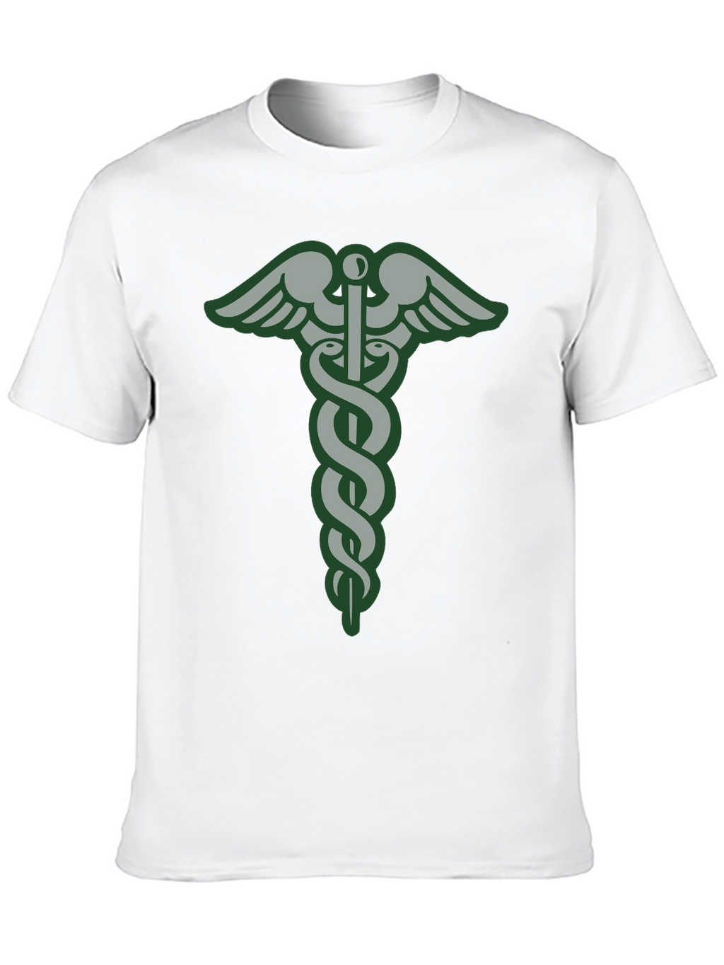 Medical Symbol T-Shirt - Caduceus Graphic Tee