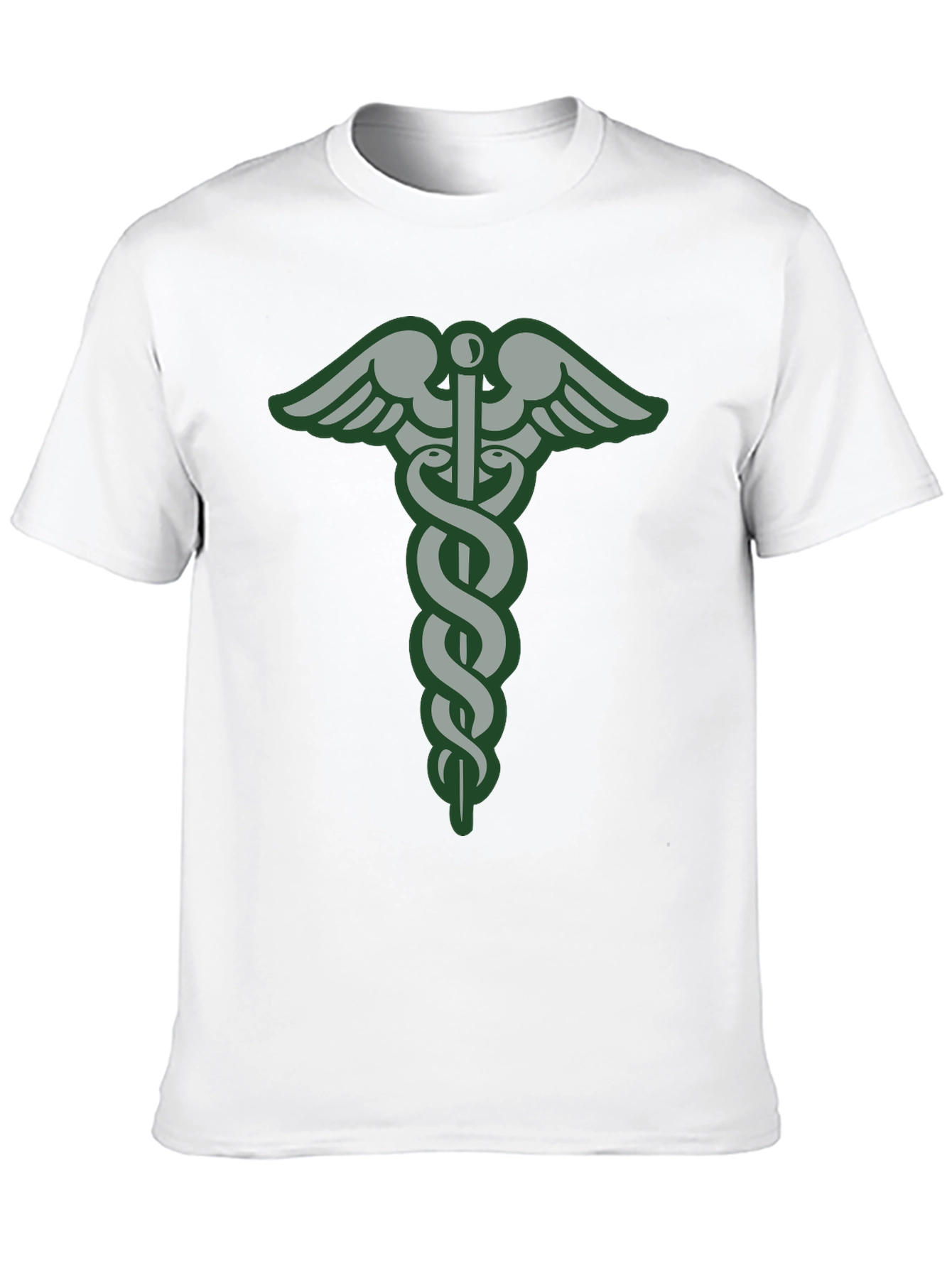 Medical Symbol T-Shirt - Caduceus Graphic Tee