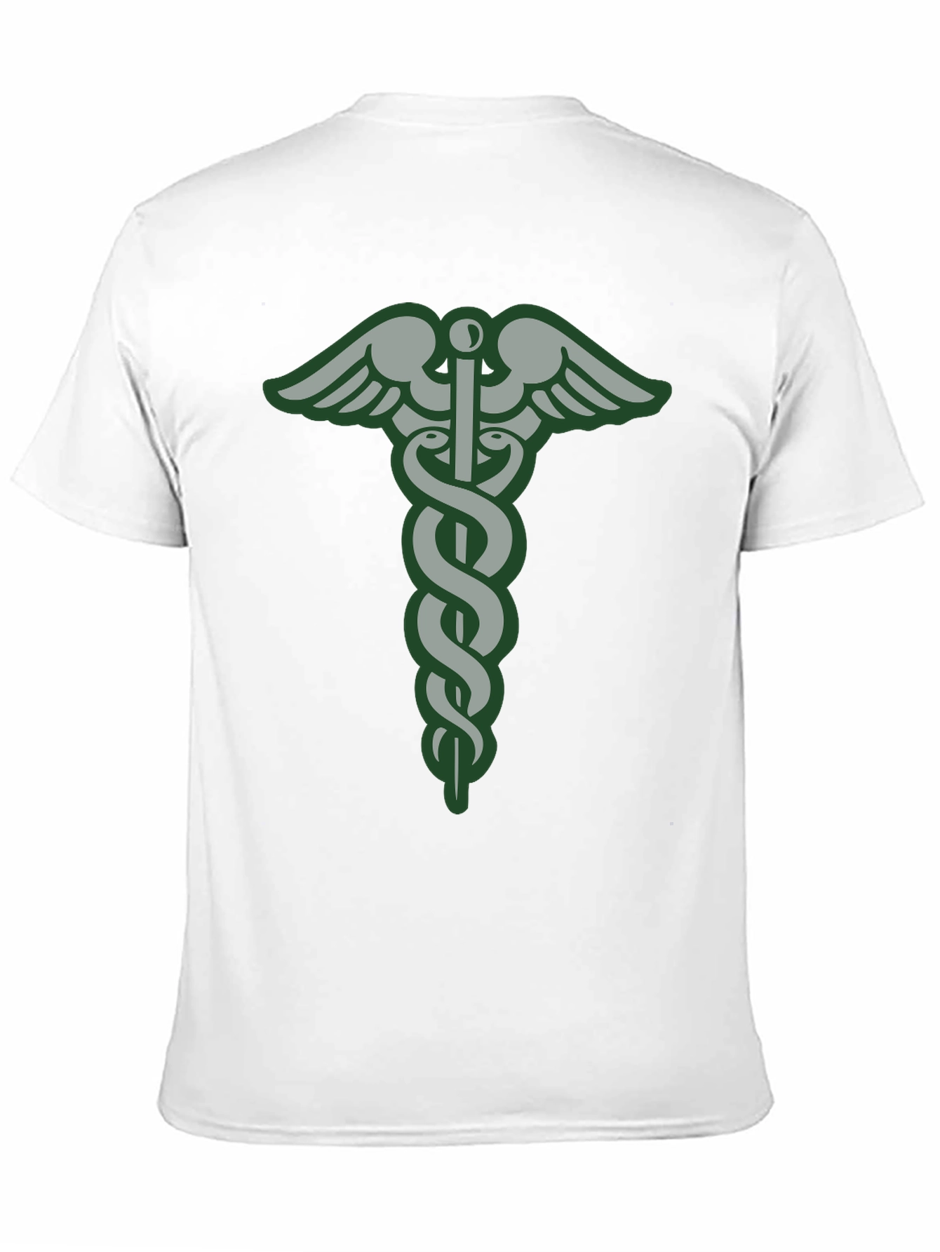 Medical Symbol T-Shirt - Caduceus Graphic Tee