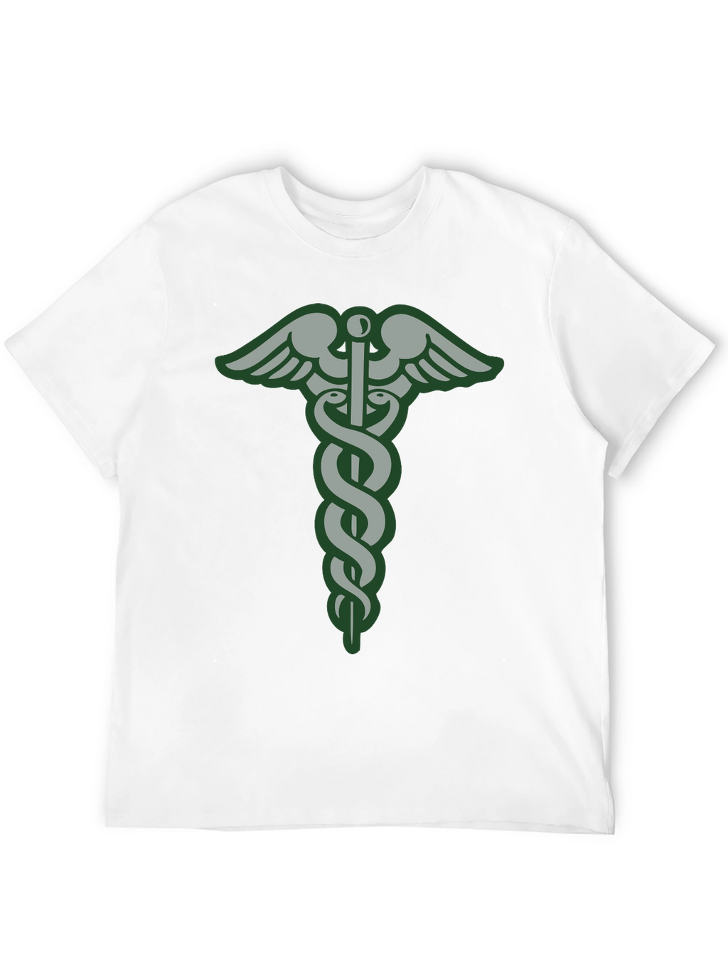 Medical Symbol T-Shirt - Caduceus Graphic Tee