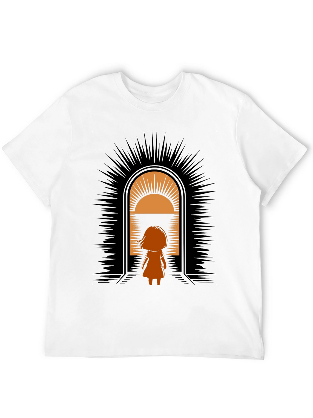 Graphic Tee - Girl in Doorway Design