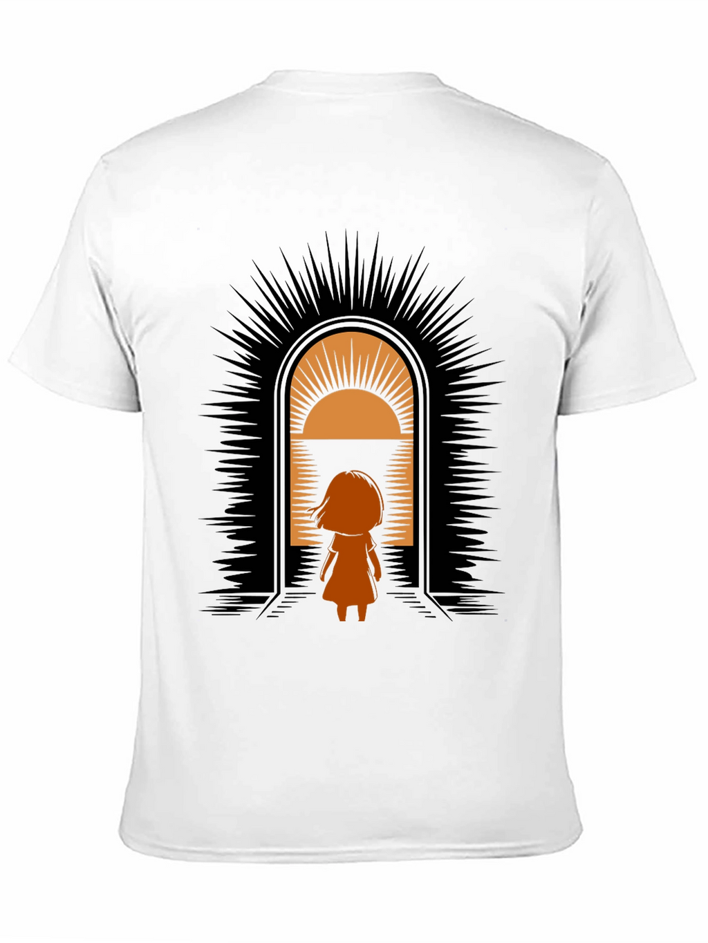 Graphic Tee - Girl in Doorway Design