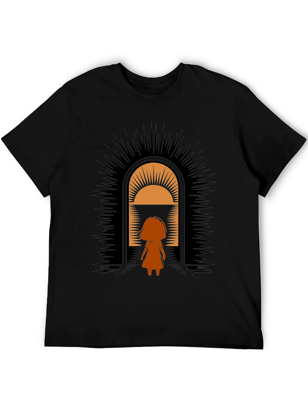 Graphic Tee - Girl in Doorway Design