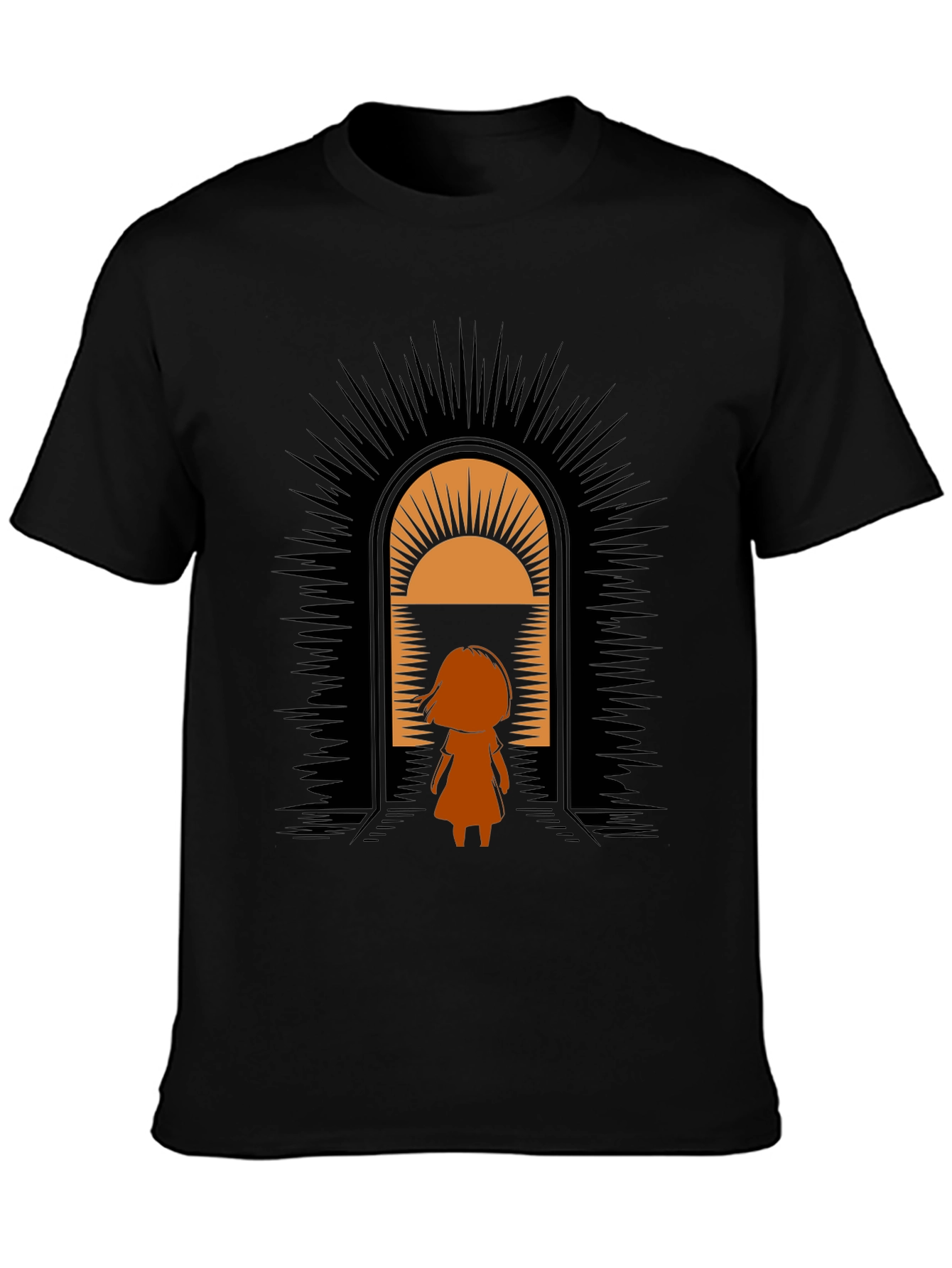 Graphic Tee - Girl in Doorway Design