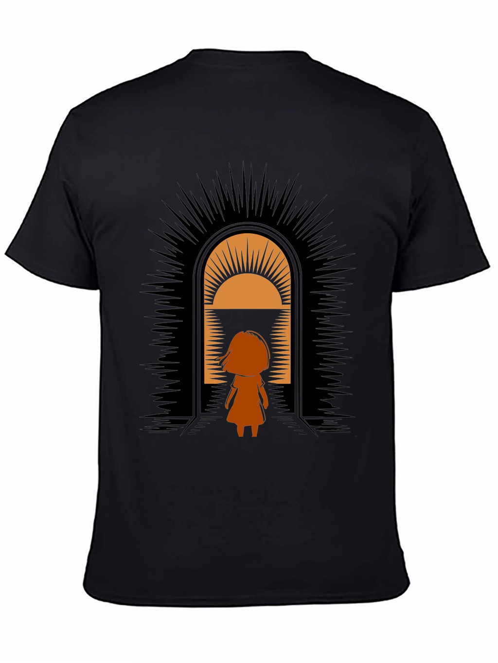 Graphic Tee - Girl in Doorway Design
