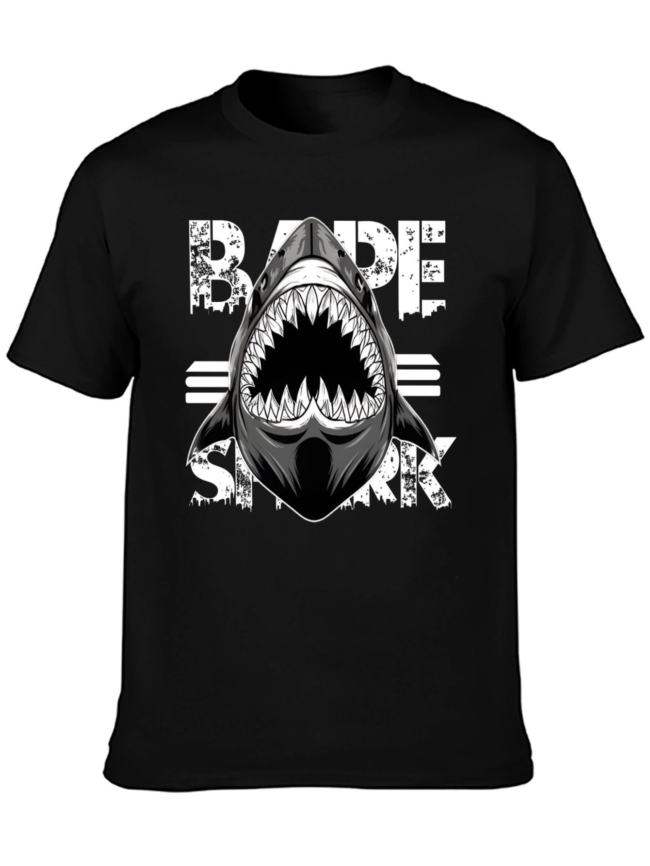 BAPE Shark Graphic Black T-Shirt