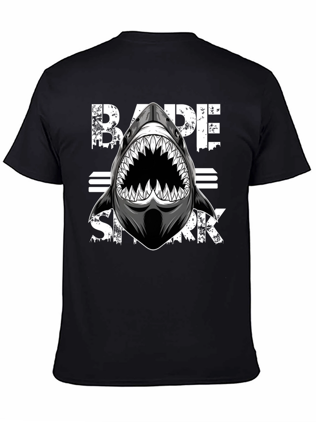 BAPE Shark Graphic Black T-Shirt