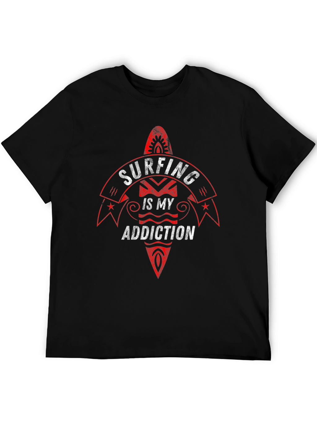 Surfing is my Addiction Graphic Tee