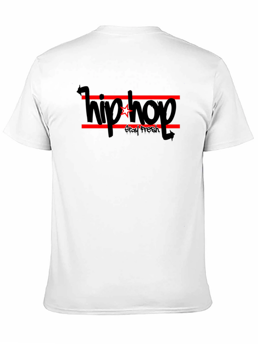 Hip Hop Stay Fresh Black T-Shirt