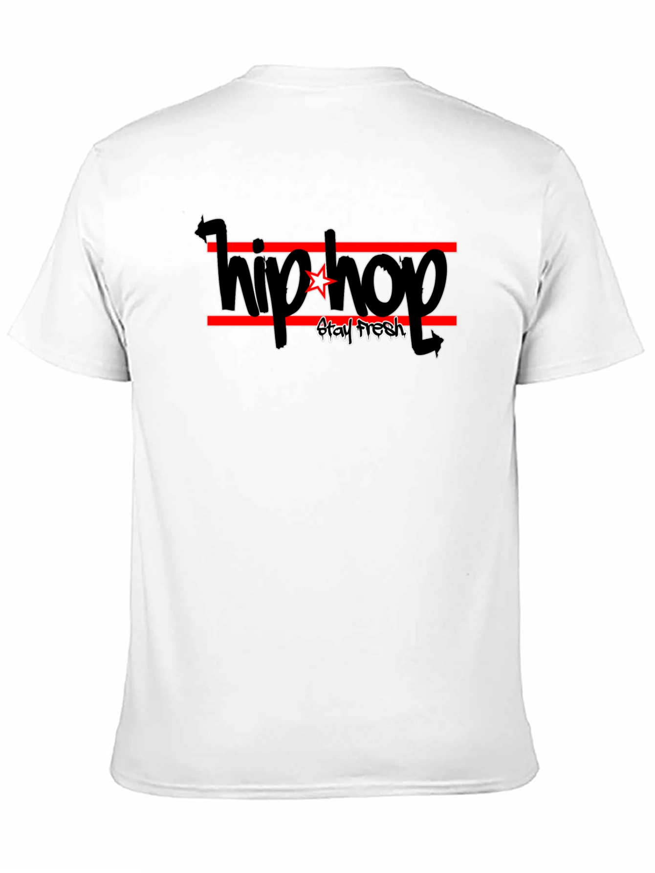 Hip Hop Stay Fresh Black T-Shirt
