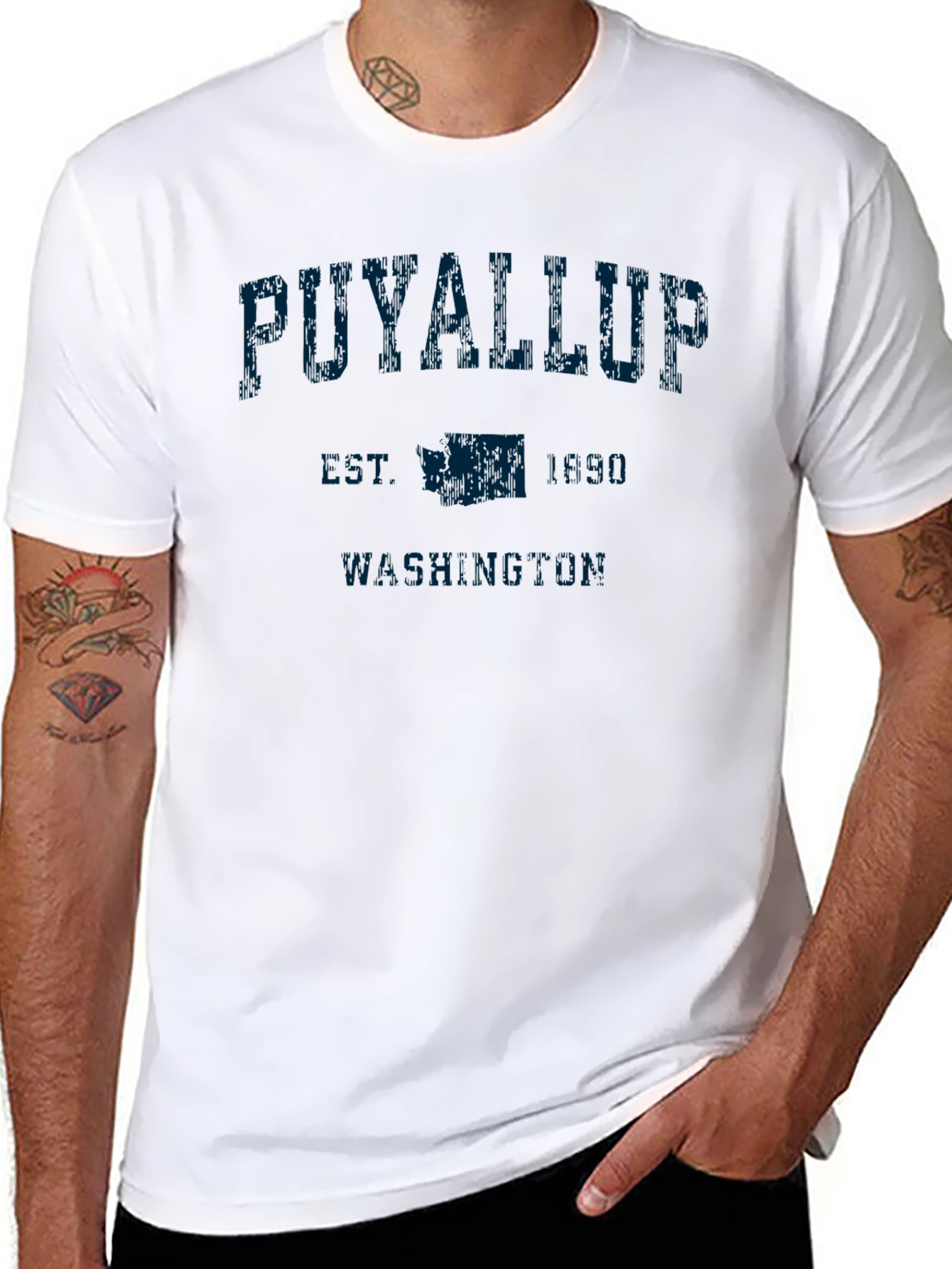 Puyallup Washington T-Shirt - Est. 1890 Vintage Style