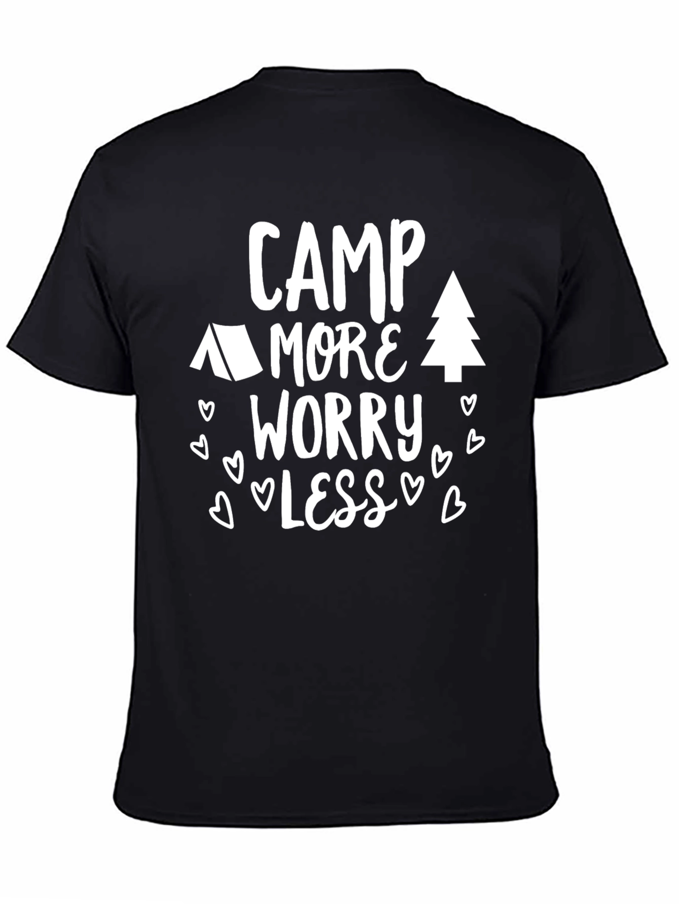 Camp More Worry Less Graphic Tee - Unisex