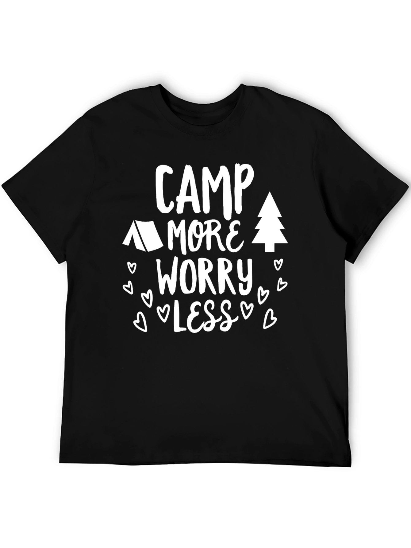 Camp More Worry Less Graphic Tee - Unisex