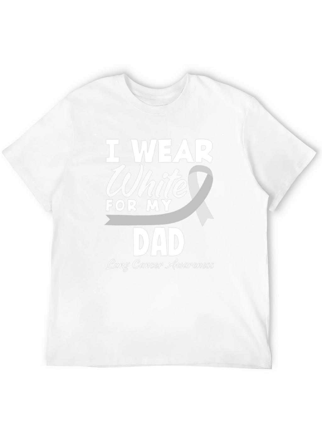 Lung Cancer Awareness Dad T-Shirt
