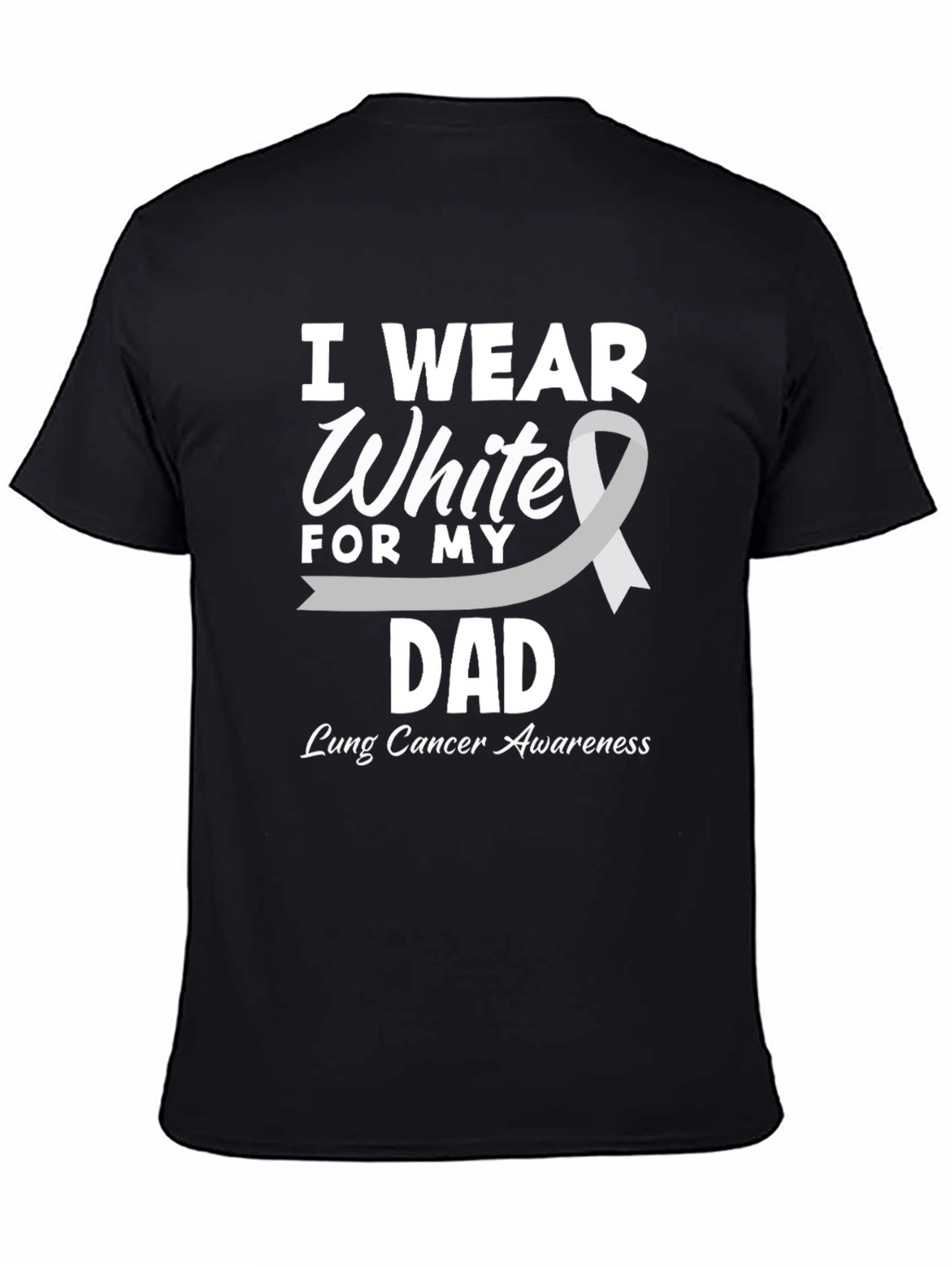 Lung Cancer Awareness Dad T-Shirt