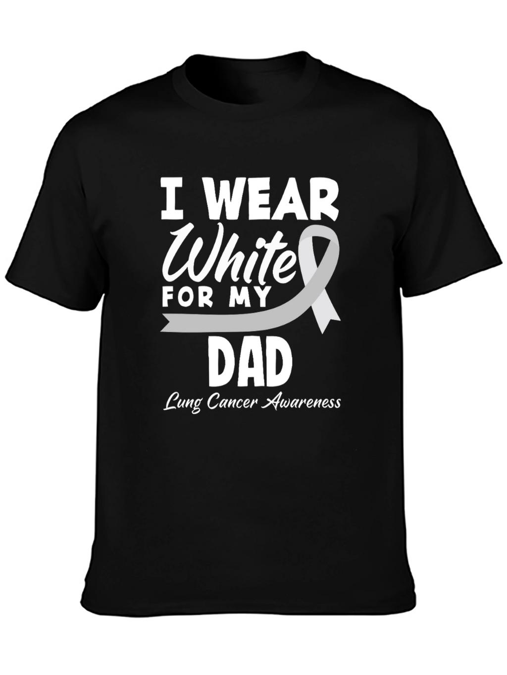 Lung Cancer Awareness Dad T-Shirt