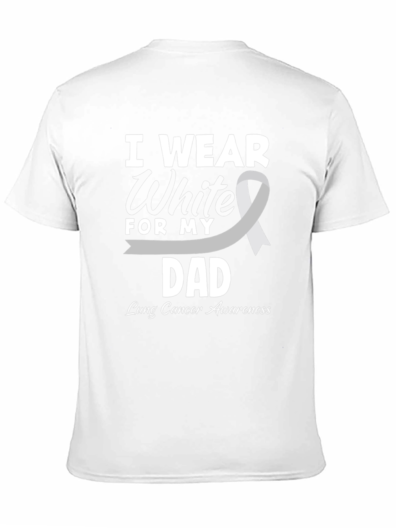 Lung Cancer Awareness Dad T-Shirt