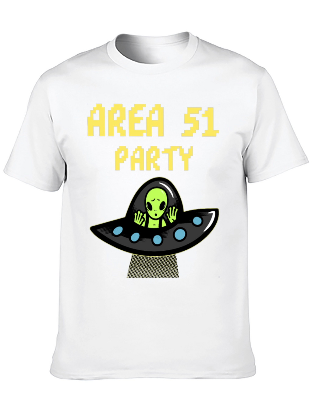 Area 51 Party Alien UFO Graphic T-Shirt