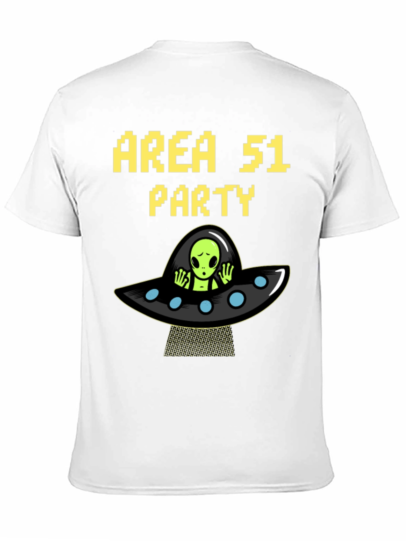 Area 51 Party Alien UFO Graphic T-Shirt