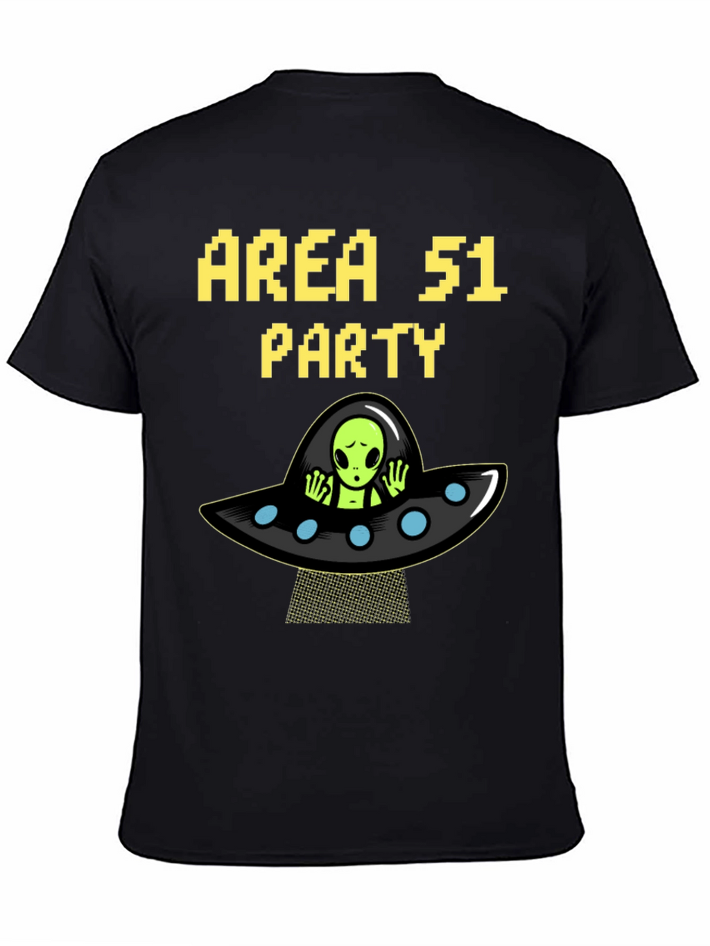 Area 51 Party Alien UFO Graphic T-Shirt