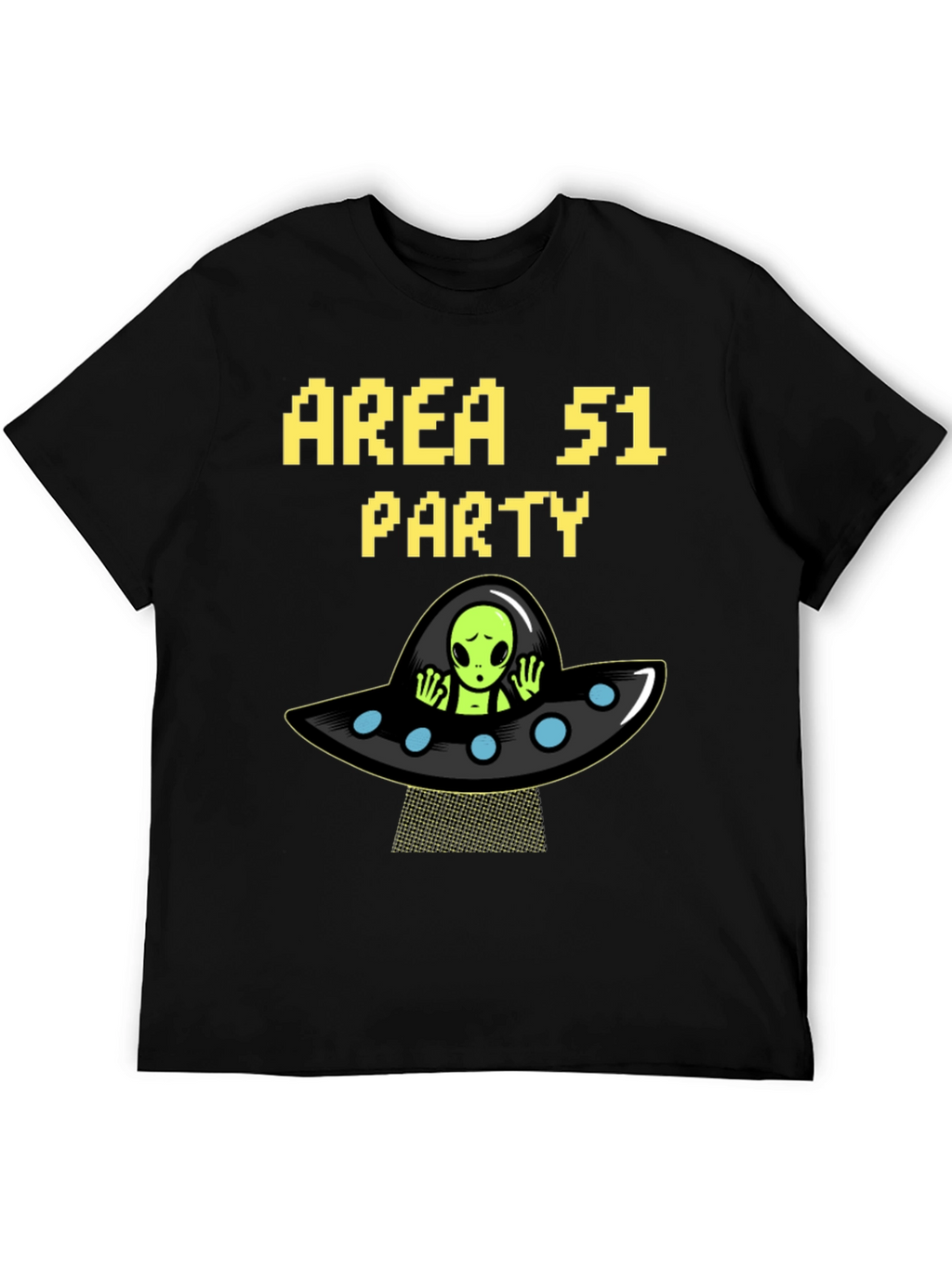 Area 51 Party Alien UFO Graphic T-Shirt