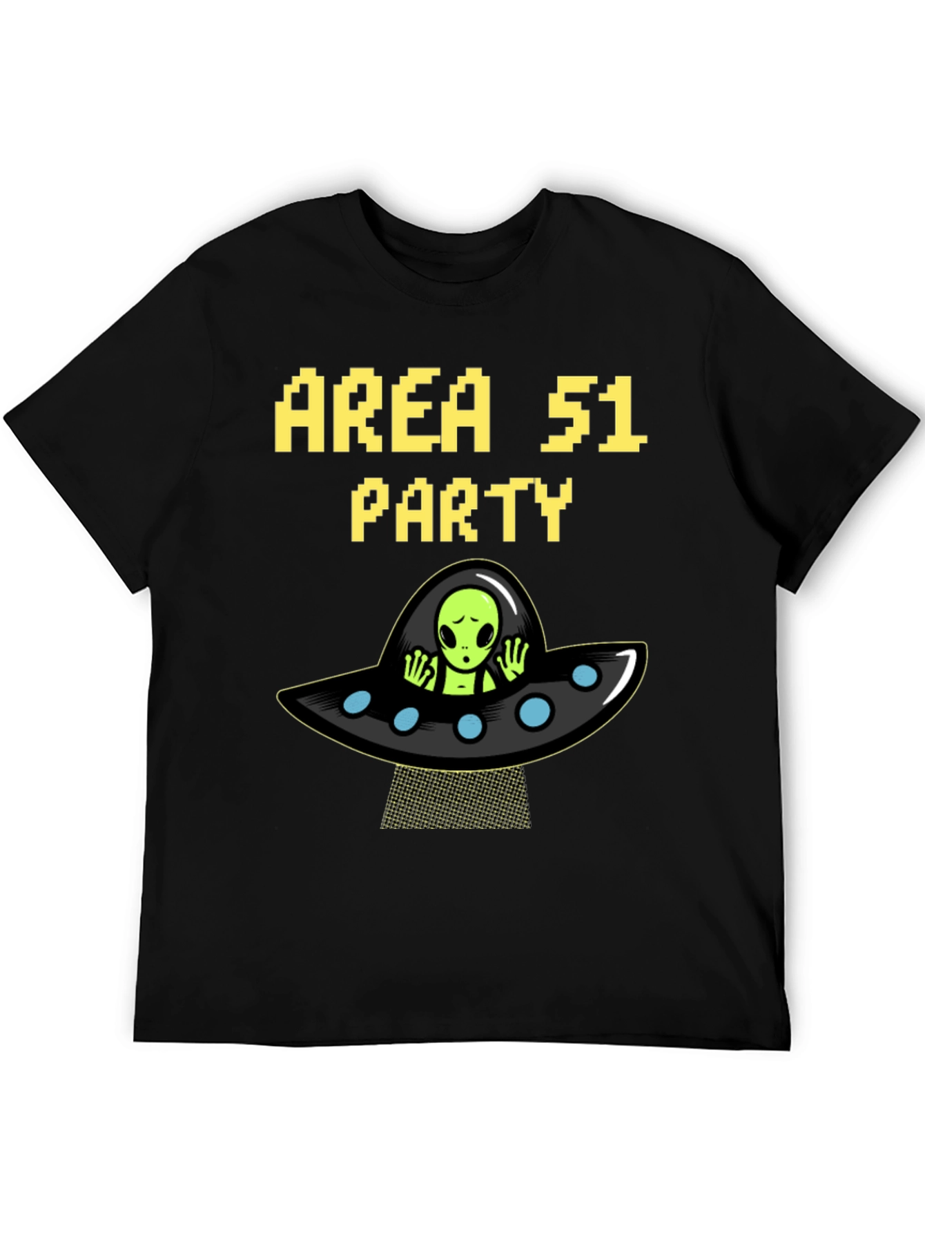 Area 51 Party Alien UFO Graphic T-Shirt