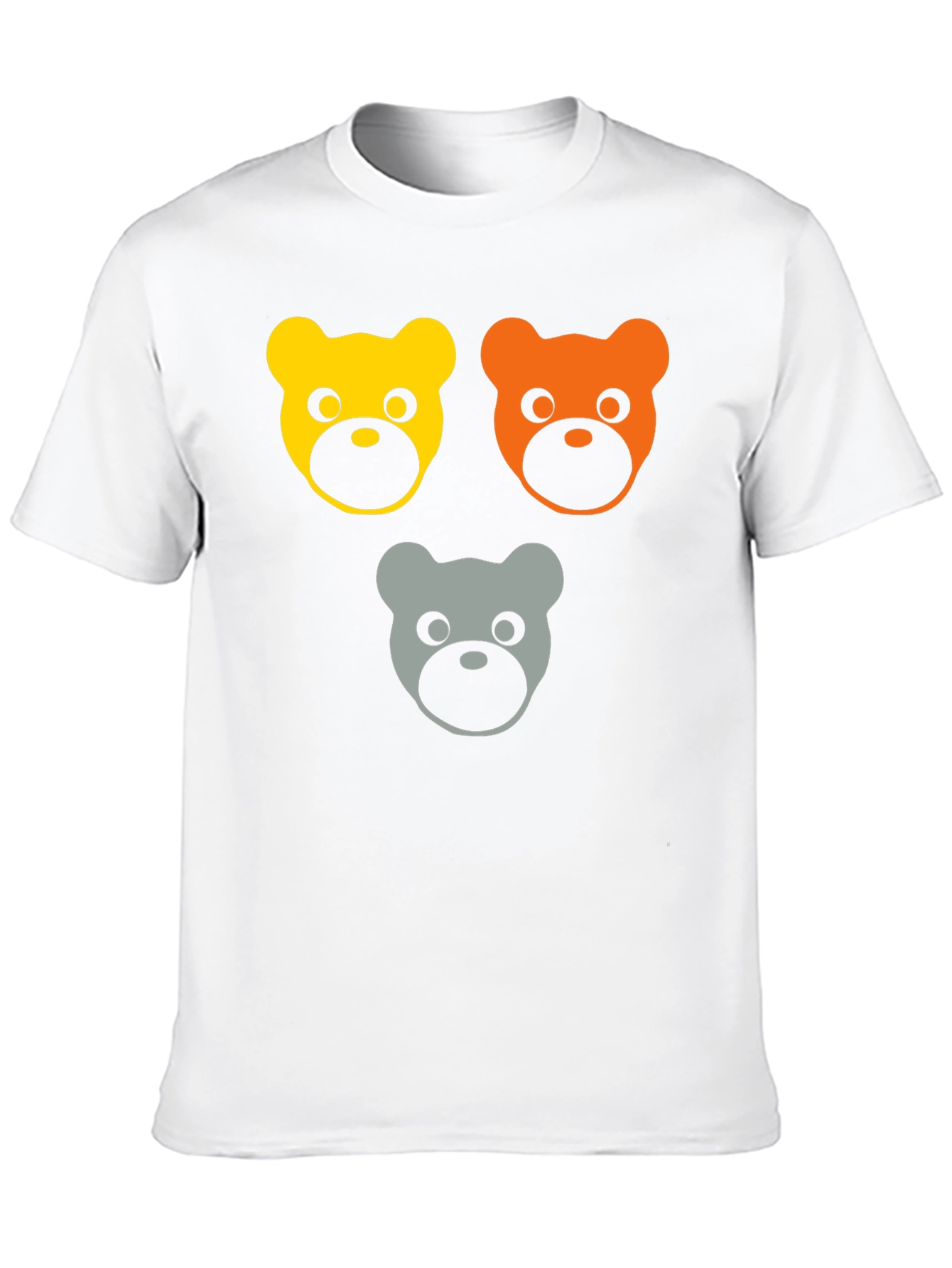 Cute Bears Graphic Tee - Black T-Shirt