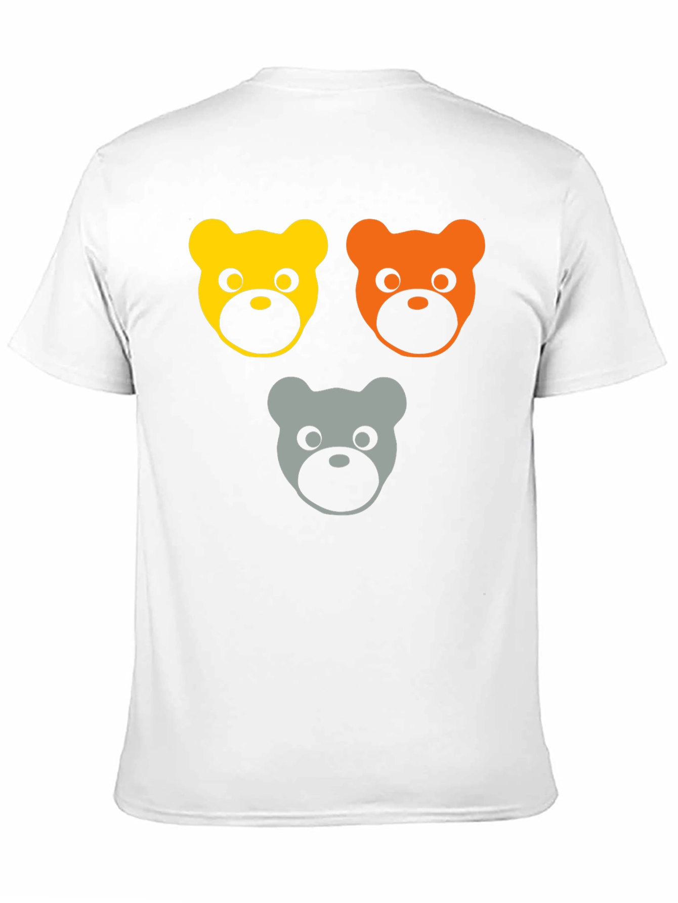 Cute Bears Graphic Tee - Black T-Shirt