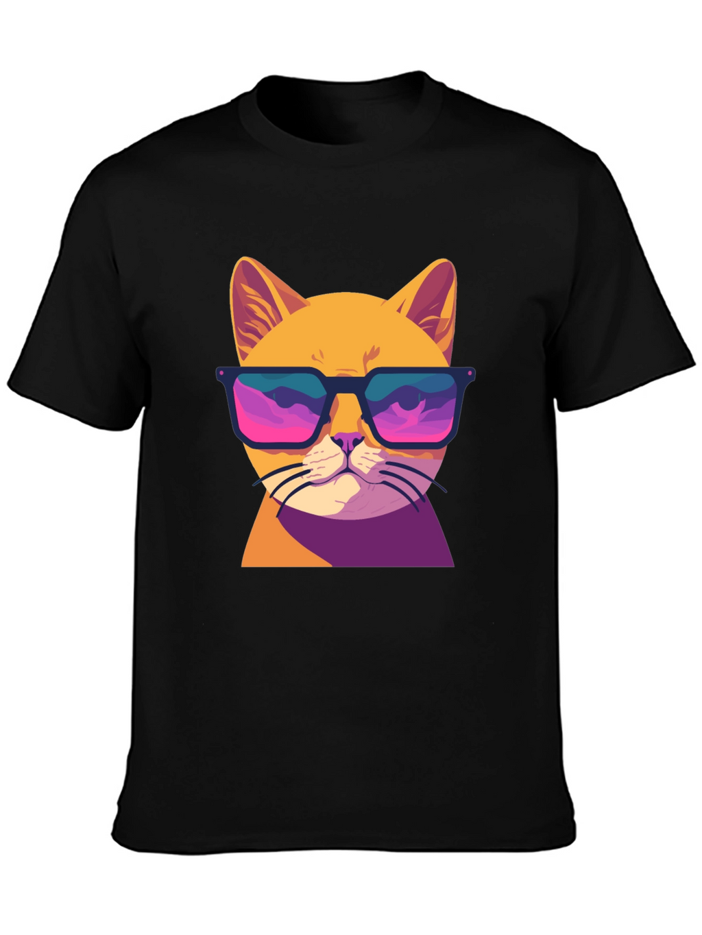 Cool Cat T-Shirt - Retro Sunglasses Graphic Tee