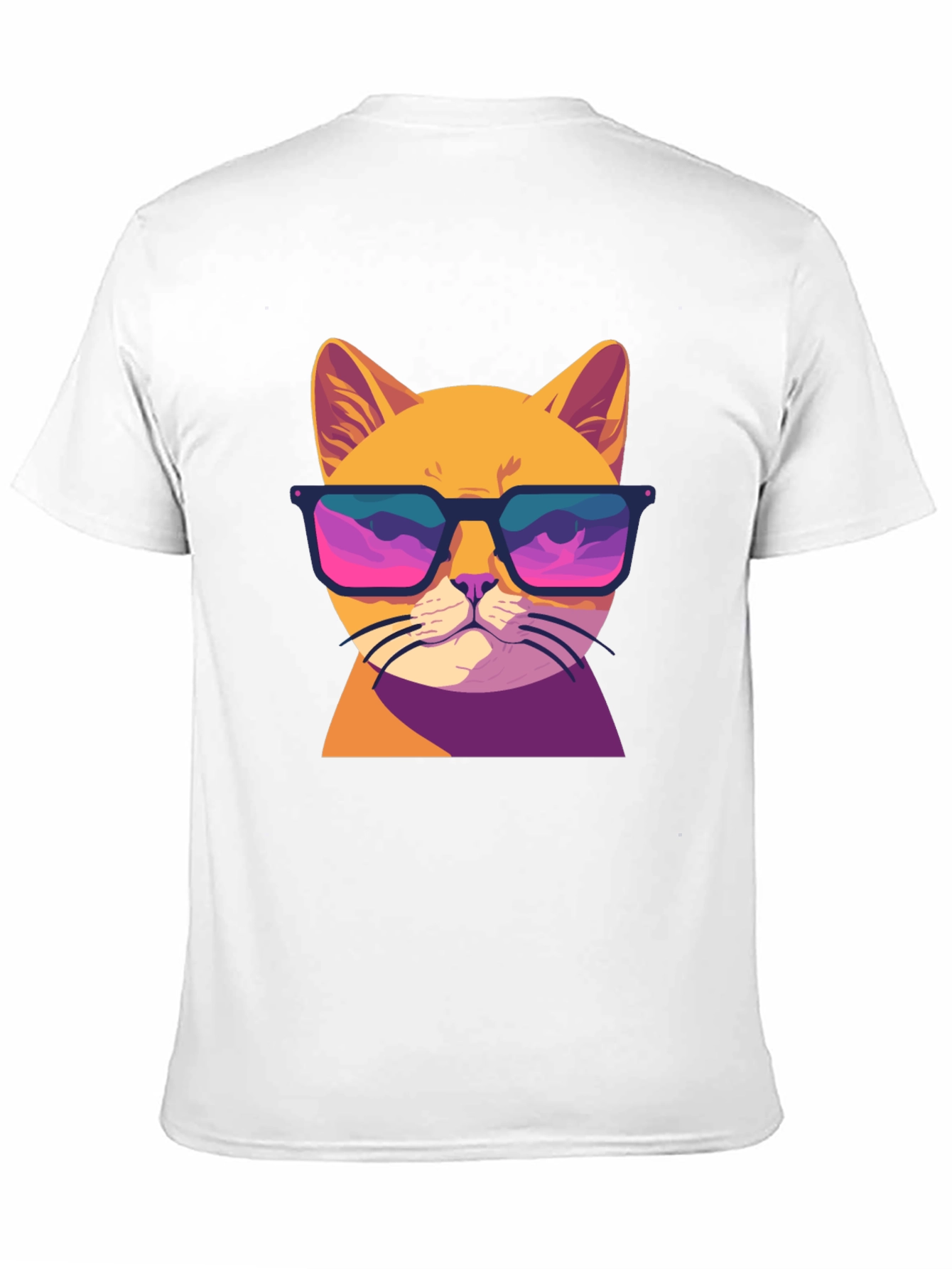 Cool Cat T-Shirt - Retro Sunglasses Graphic Tee
