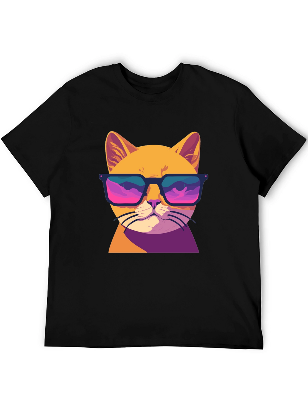Cool Cat T-Shirt - Retro Sunglasses Graphic Tee