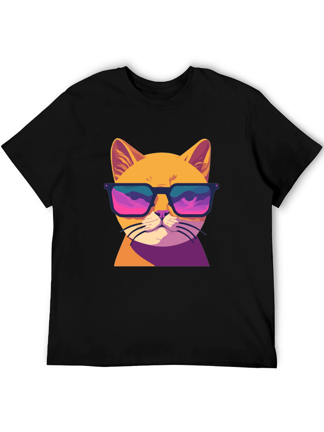 Cool Cat T-Shirt - Retro Sunglasses Graphic Tee