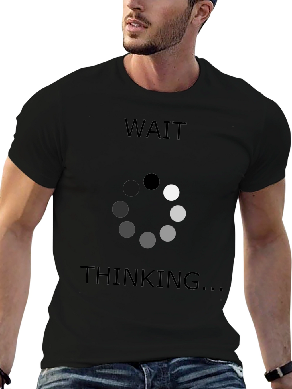 Wait Thinking T-Shirt - Funny Programmer Tee