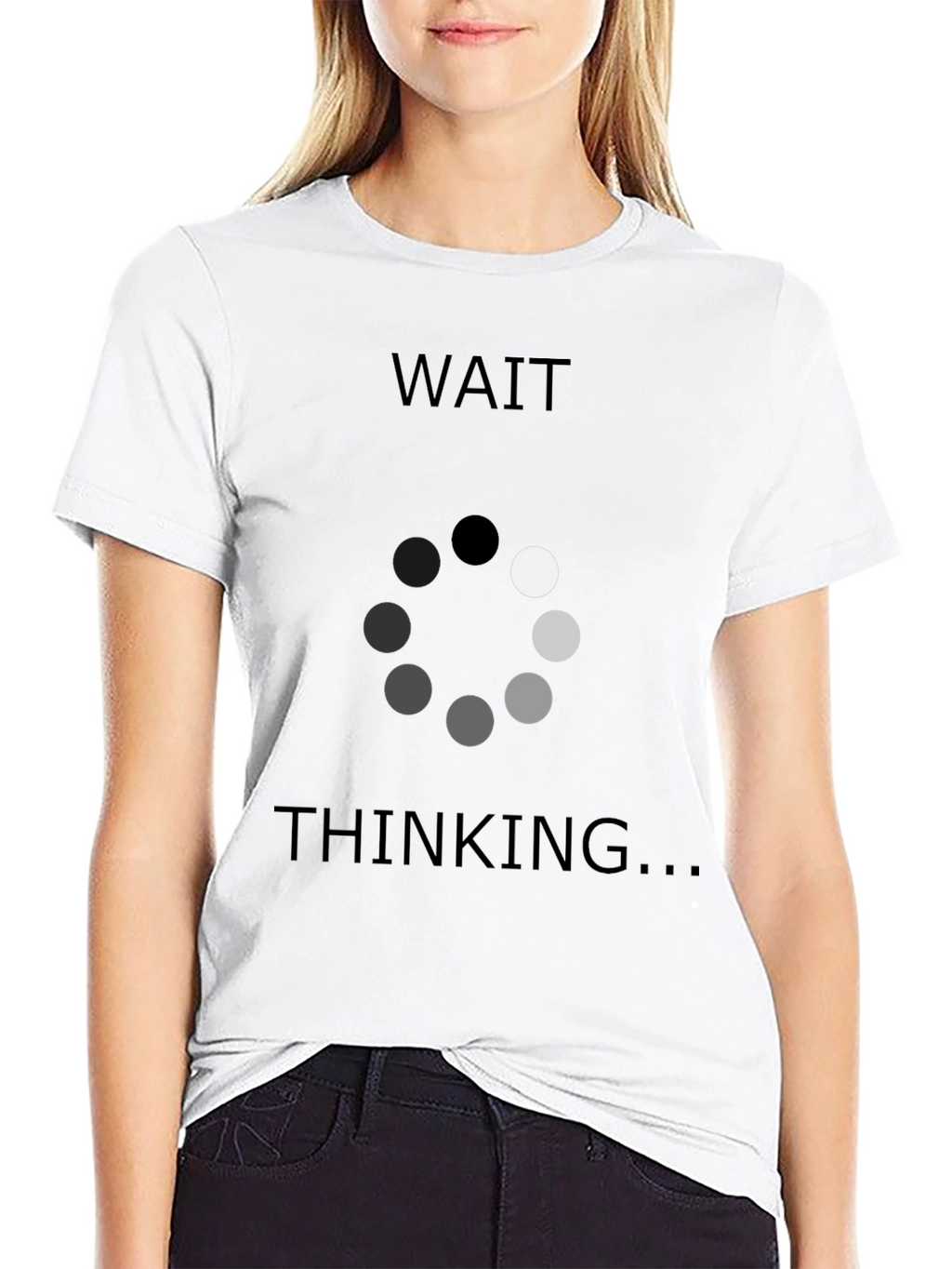 Wait Thinking T-Shirt - Funny Programmer Tee