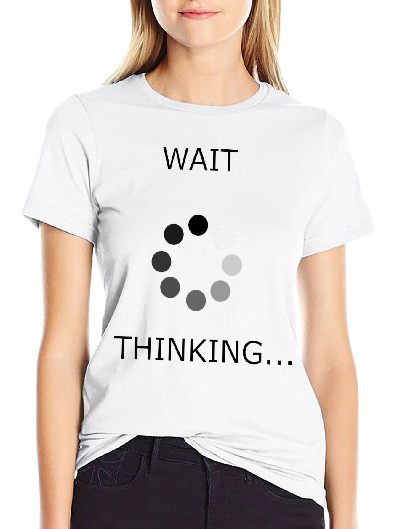 Wait Thinking T-Shirt - Funny Programmer Tee