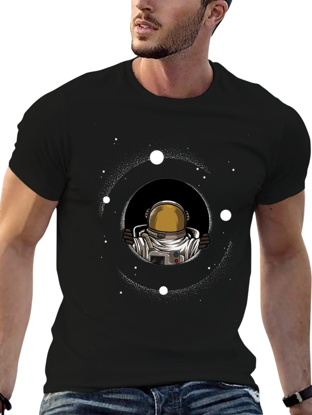 Astronaut Space T-Shirt - Premium Graphic Tee