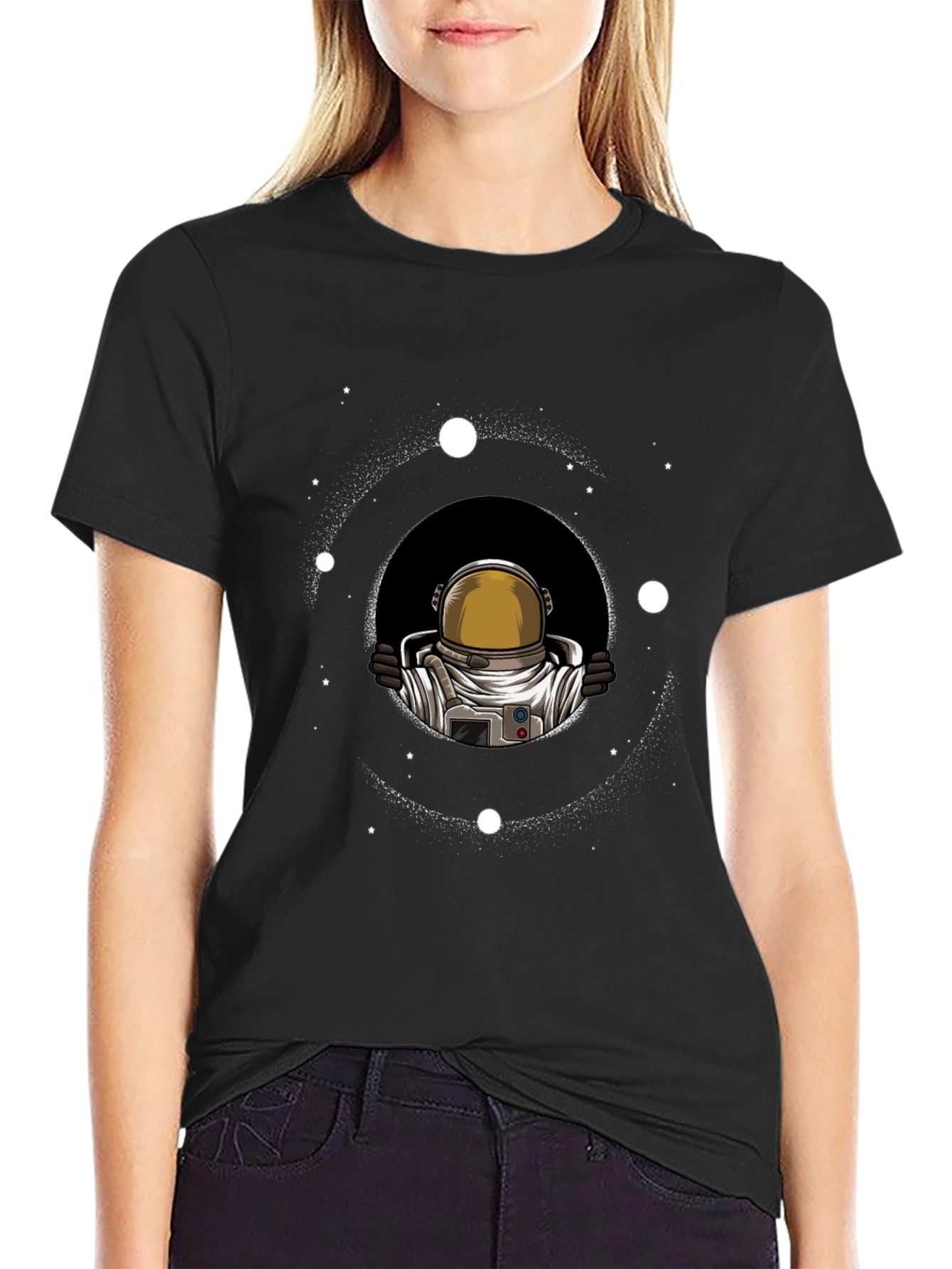 Astronaut Space T-Shirt - Premium Graphic Tee