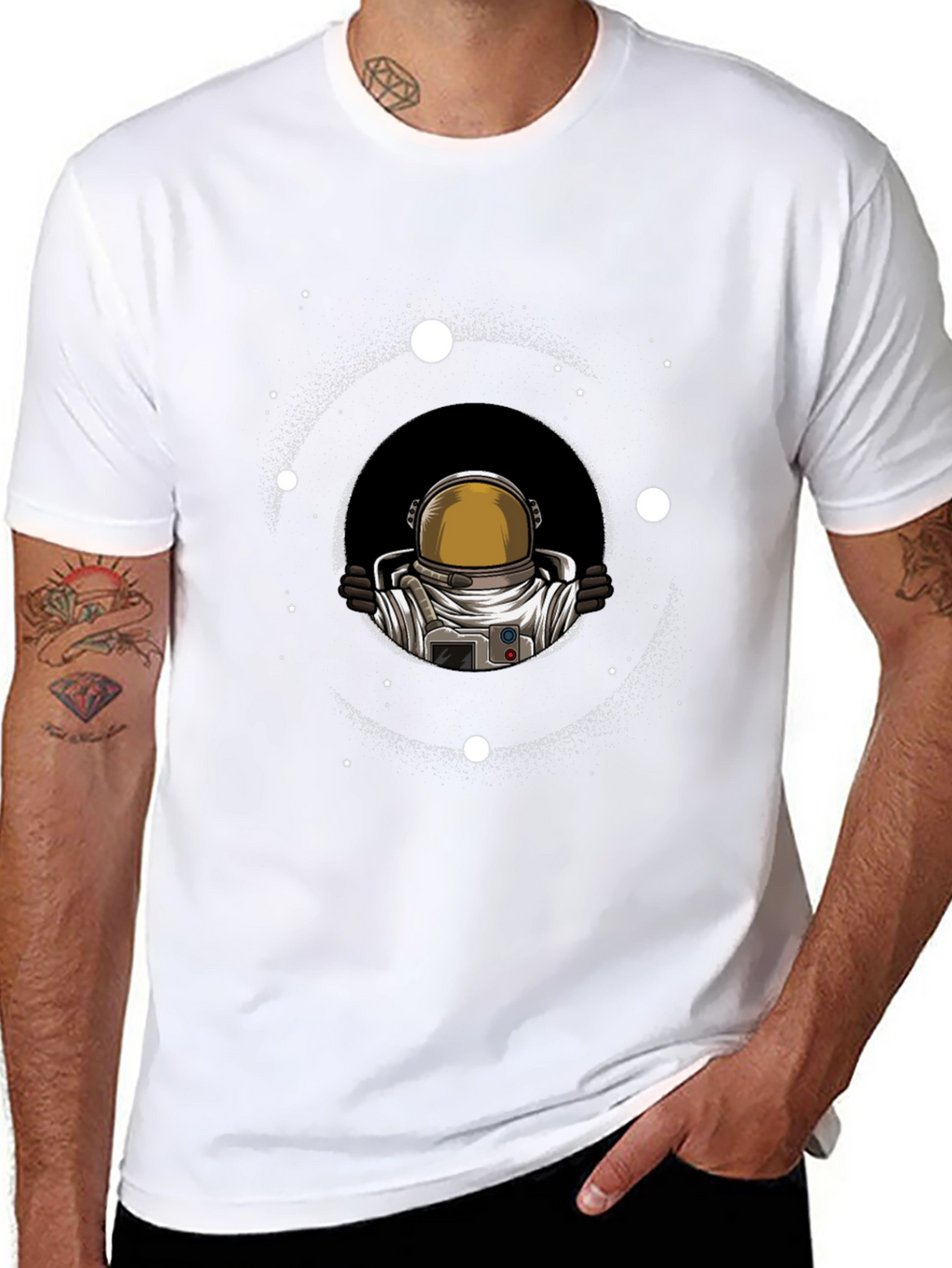 Astronaut Space T-Shirt - Premium Graphic Tee