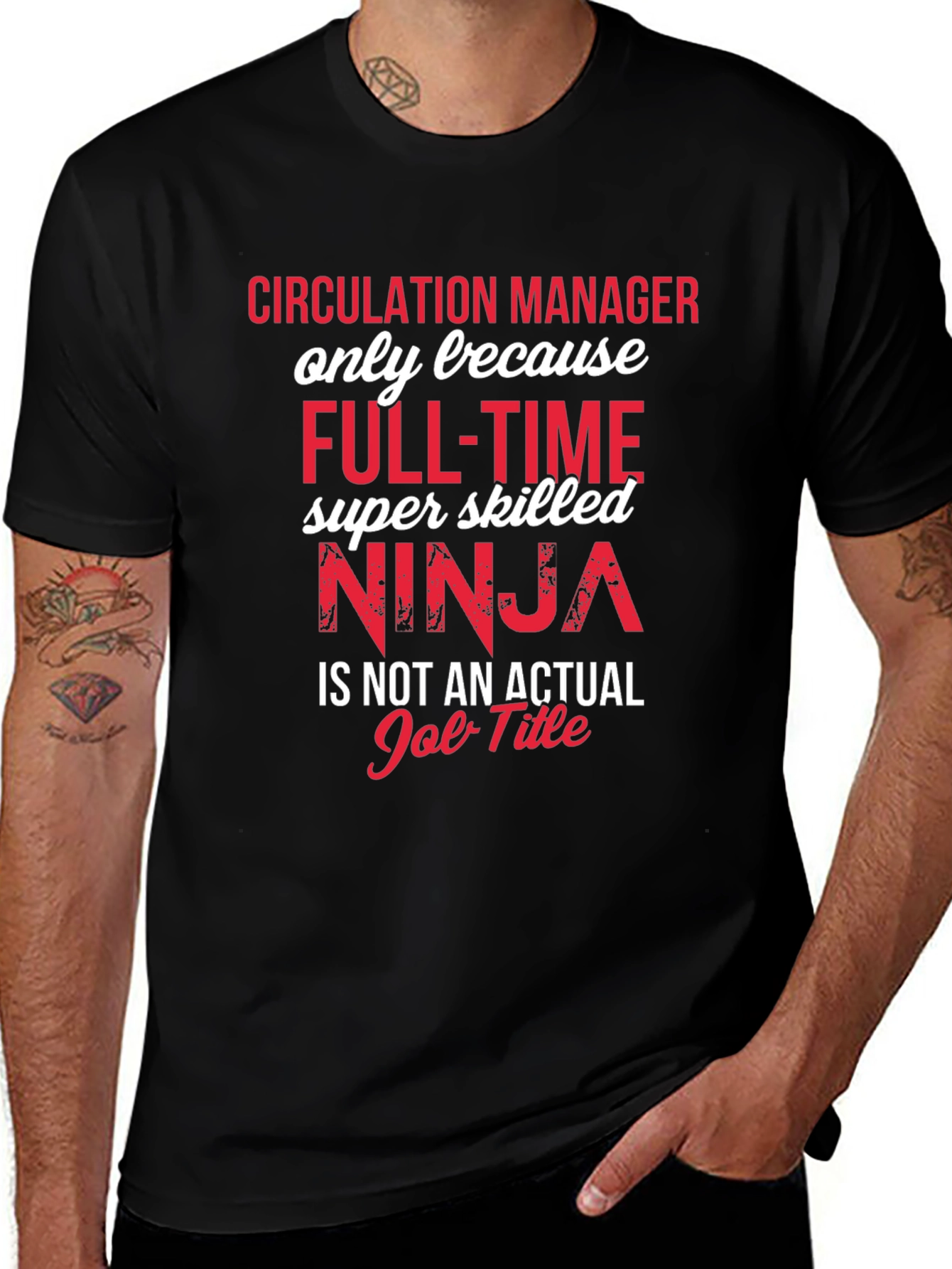 Circulation Manager Ninja T-Shirt