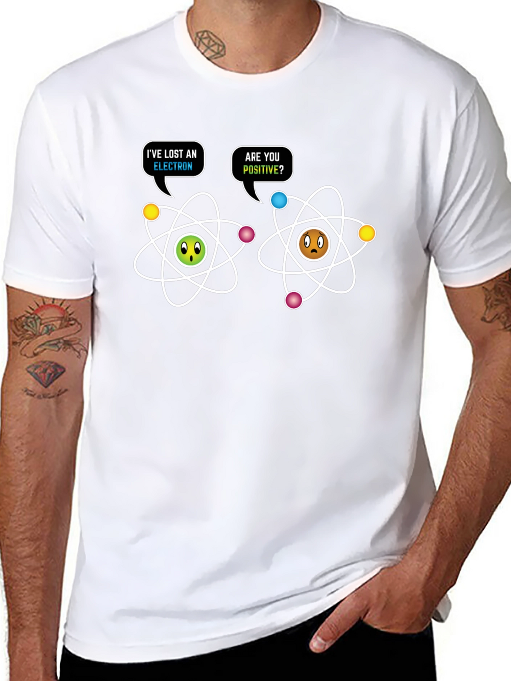Funny Science T-Shirt - Lost an Electron Design