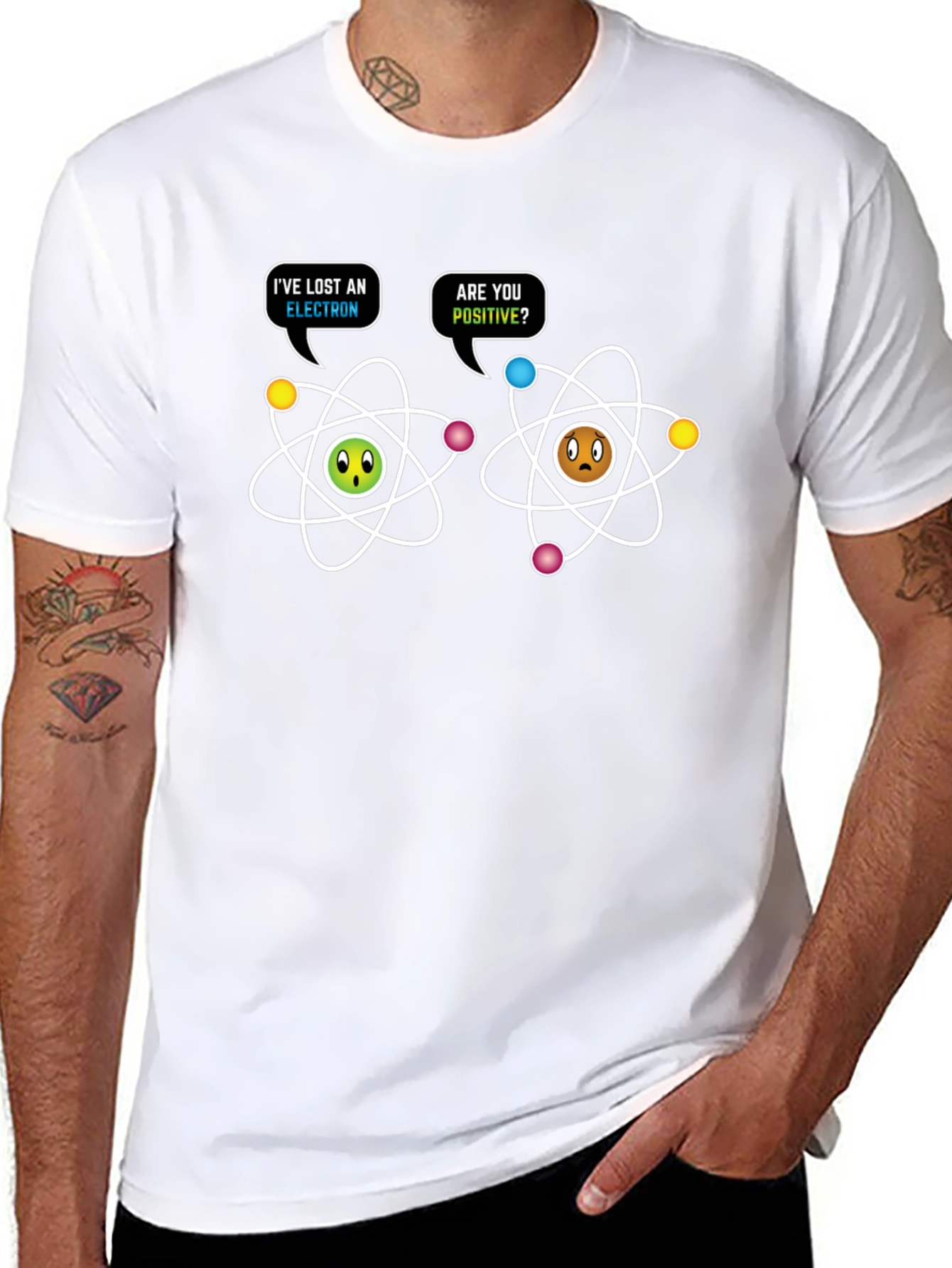 Funny Science T-Shirt - Lost an Electron Design