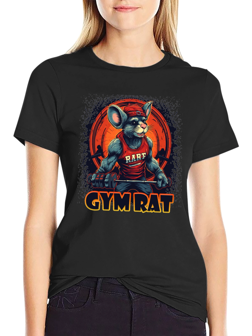 Gym Rat Mouse Graphic Tee
